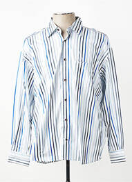 Chemise manches longues imprimé rayures bleu JUMFIL homme