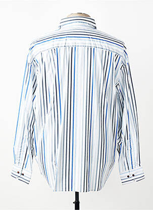 Chemise manches longues coupe droite bleu JUMFIL homme