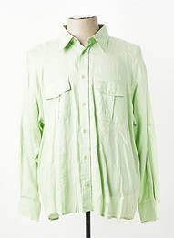 Chemise manches longues coupe droite vert JUMFIL homme