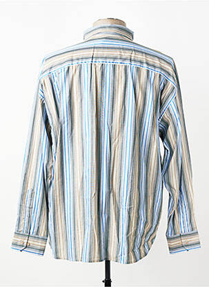 Chemise manches longues coupe droite bleu JUMFIL homme