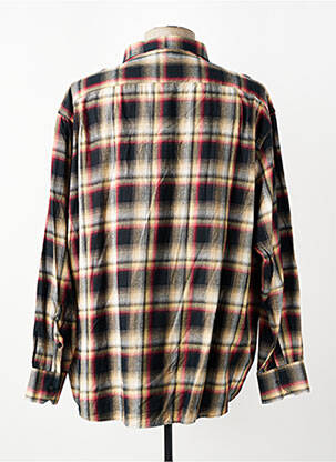 Chemise manches longues imprimé écossais beige JUMFIL homme