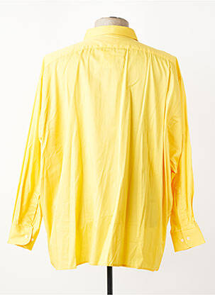 Chemise manches longues poches jaune PETER ANDREW homme