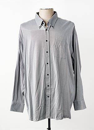 Chemise manches longues coupe droite gris JUMFIL homme