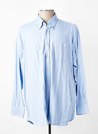 Chemise manches longues imprimé rayures bleu JUMFIL homme