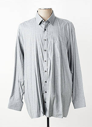 Chemise manches longues imprimé fantaisie gris CASAMODA homme