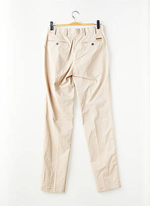 Pantalon chino tissage popeline taille normale beige JUMFIL homme