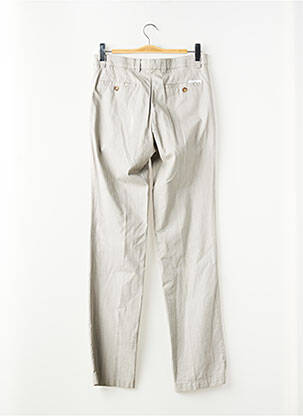 Pantalon droit tissage popeline taille normale gris JUMFIL homme