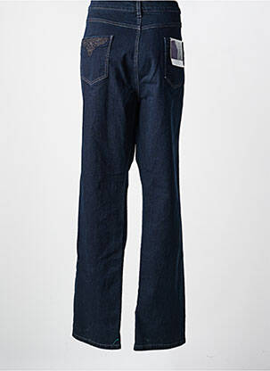 Jeans coupe droite stretch taille normale bleu BRUNO SAINT HILAIRE femme