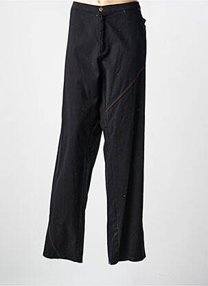 Jeans coupe droite taille normale taille normale noir QUATTRO femme