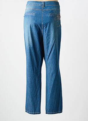 Jeans coupe slim stretch taille normale bleu FRED SABATIER femme