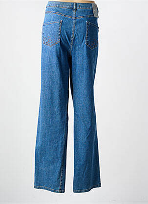 Jeans coupe droite stretch taille normale bleu BRUNO SAINT HILAIRE femme