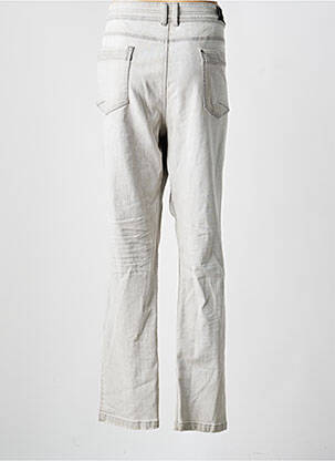 Jeans coupe slim stretch taille normale gris FRED SABATIER femme