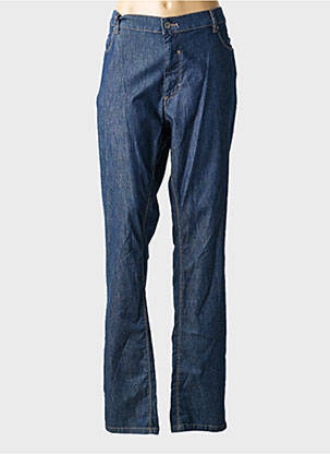 Jeans coupe slim stretch taille normale bleu BRUNO SAINT HILAIRE femme