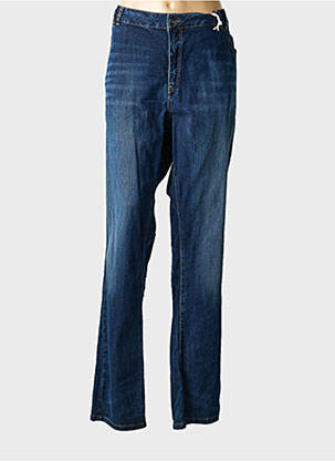 Jeans coupe slim stretch taille normale bleu FRED SABATIER femme