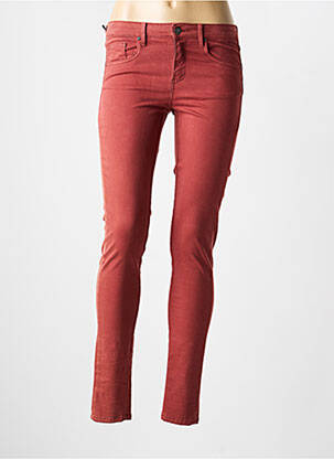 Jeans skinny stretch taille basse rose CARLA KOPS femme