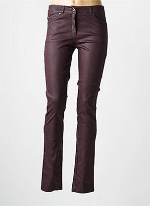 Jeans coupe slim stretch taille normale violet VOODOO femme