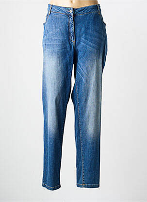 Jeans coupe slim stretch taille normale bleu APRICO femme