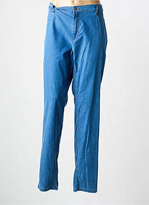 Jeans coupe slim stretch taille normale bleu BRUNO SAINT HILAIRE femme