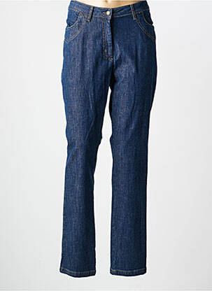 Jeans coupe slim tissage brut taille normale bleu JUMFIL femme