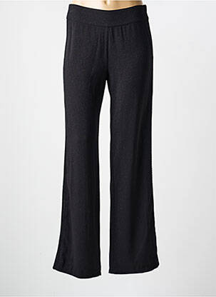 Pantalon droit taille normale taille normale noir VOODOO femme