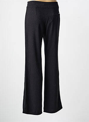 Pantalon droit taille normale taille normale noir VOODOO femme