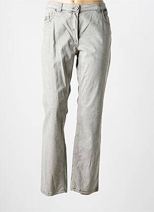Pantalon droit stretch taille normale gris ELISA CAVALETTI femme