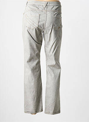 Pantalon droit stretch taille normale gris ELISA CAVALETTI femme