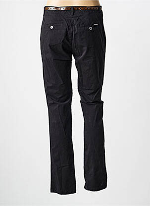 Pantalon chino tissage popeline taille normale noir VOODOO femme