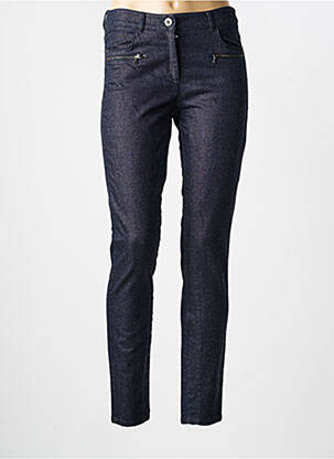 Pantalon slim stretch taille normale bleu VOODOO femme