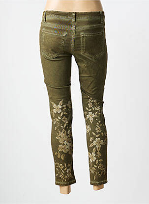 Jeans coupe slim taille basse taille basse vert VOODOO femme