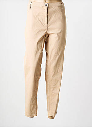 Pantalon 7/8 stretch taille normale beige BETTY BARCLAY femme