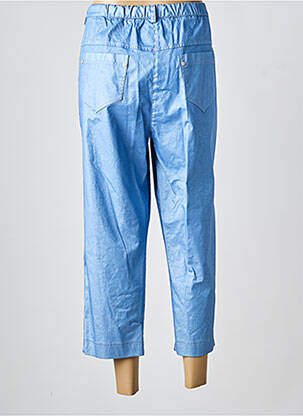 Pantalon 7/8 stretch taille normale bleu JUMFIL femme