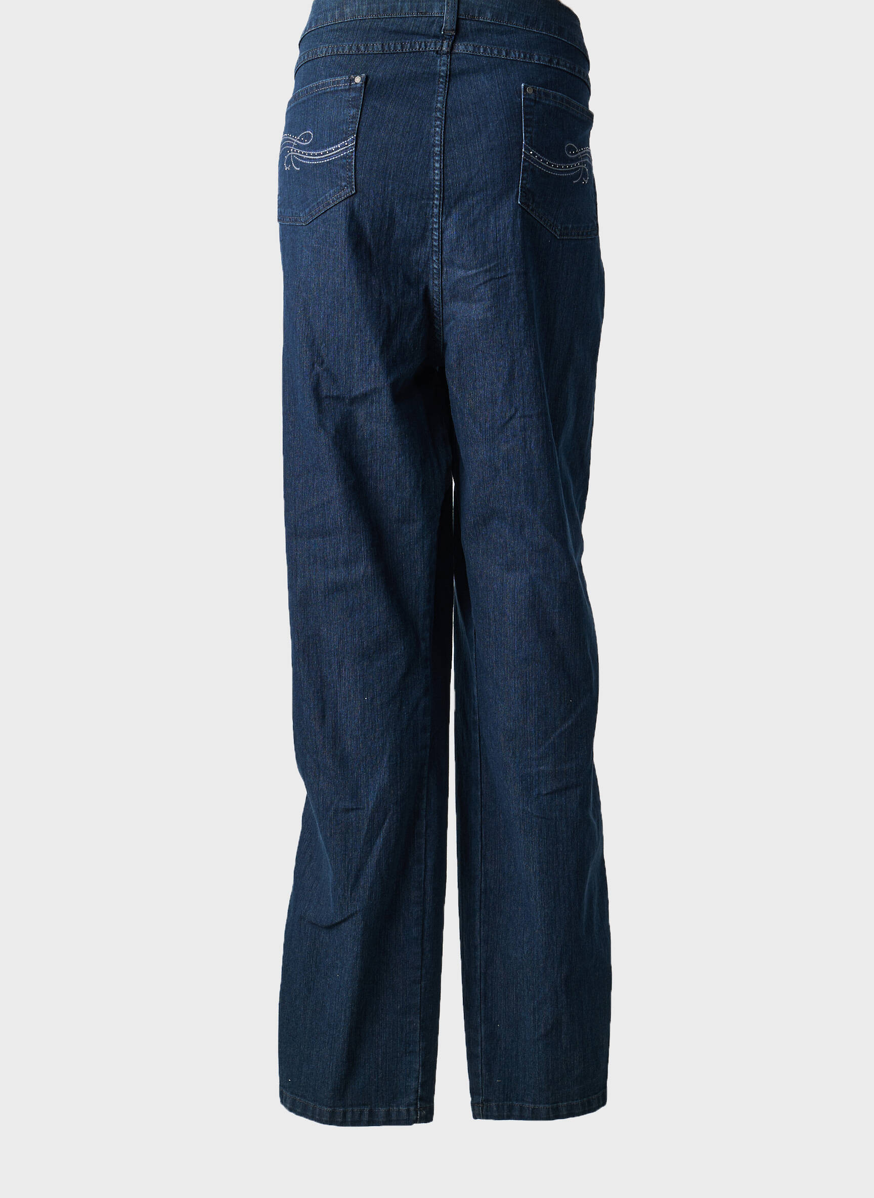 Jeans coupe slim tissage brut taille normale bleu JUMFIL femme