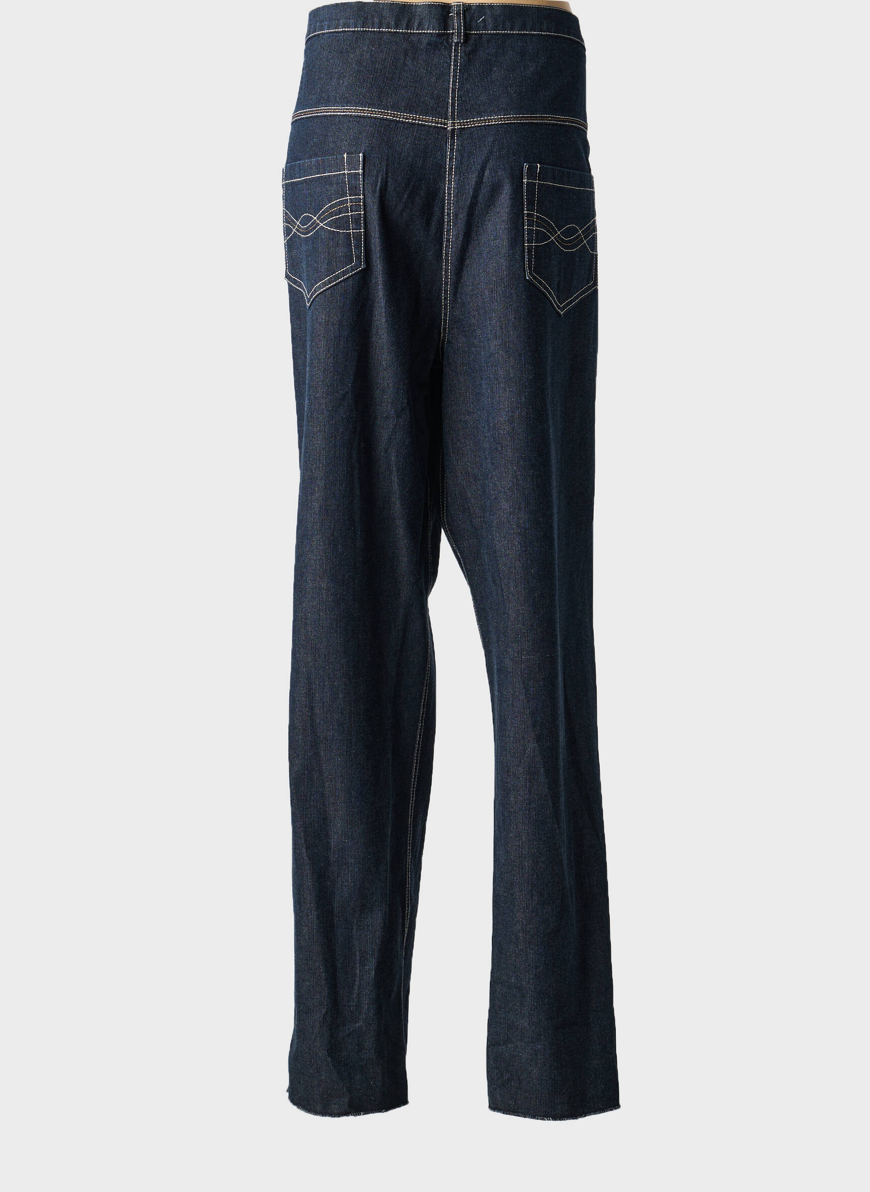 Jeans coupe slim tissage brut taille normale bleu JUMFIL femme