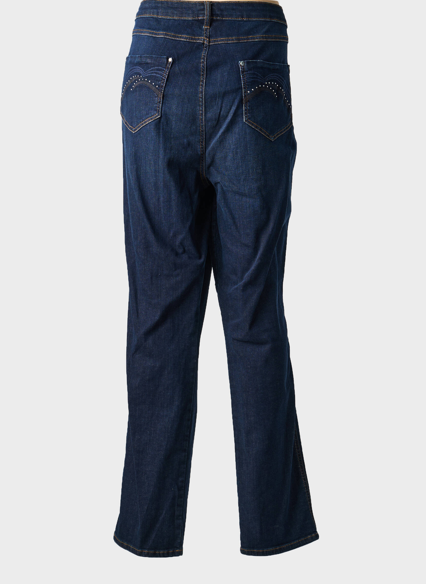 Jeans coupe slim tissage brut taille normale bleu JUMFIL femme
