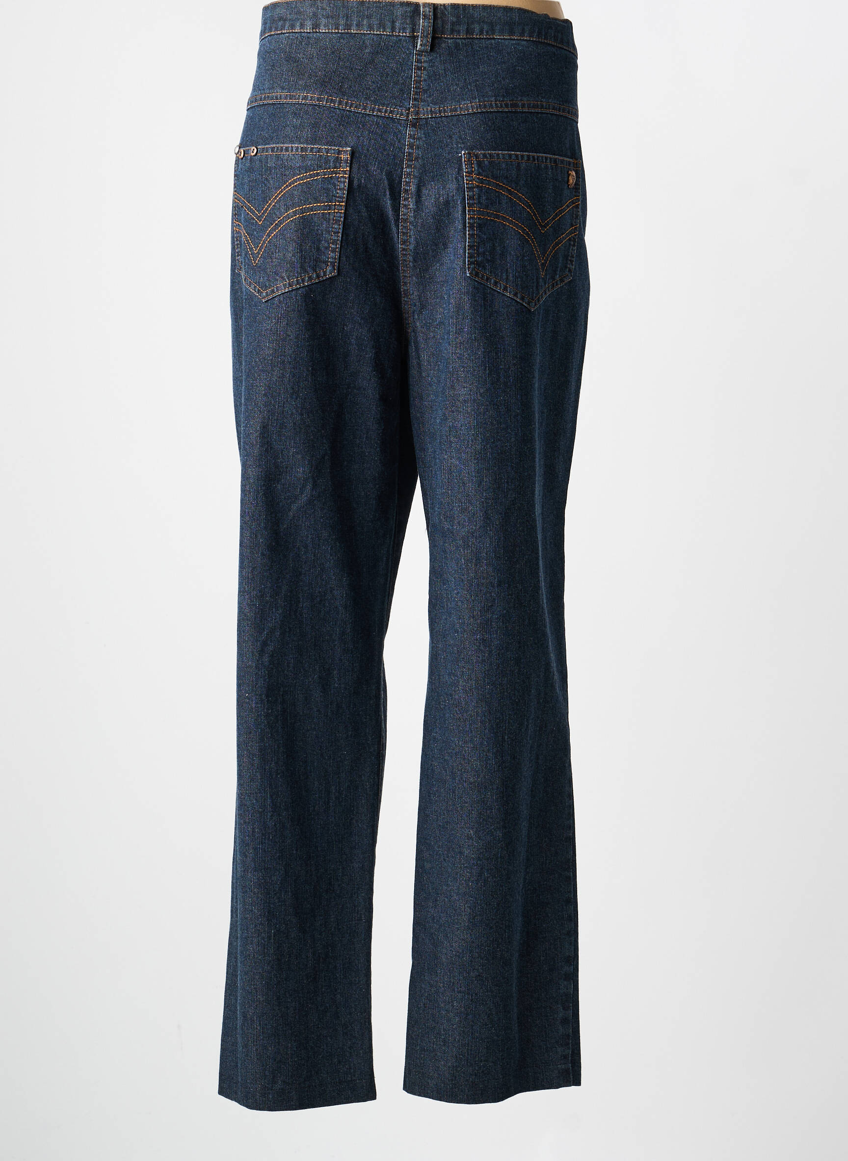 Jeans coupe slim stretch taille normale bleu JUMFIL femme
