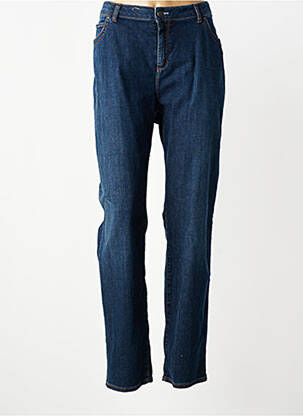 Jeans coupe slim stretch taille normale bleu JUMFIL femme