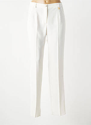 Pantalon slim taille haute taille haute beige JUMFIL femme