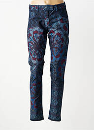 Jeans coupe slim stretch taille haute bleu VOODOO femme