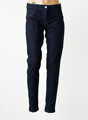 Jeans coupe slim stretch taille haute bleu VOODOO femme