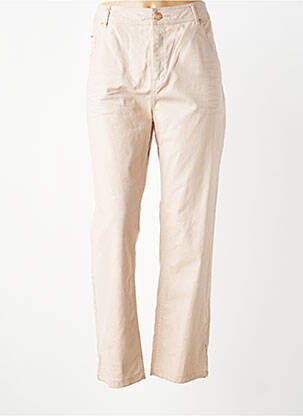 Jeans coupe slim stretch taille normale rose FRED SABATIER femme