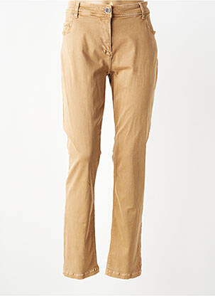 Jeans coupe slim stretch taille normale beige BETTY BARCLAY femme