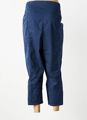 Pantacourt taille élastique taille normale bleu QUATTRO femme