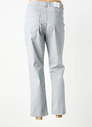 Pantalon 7/8 stretch taille normale gris BRUNO SAINT HILAIRE femme