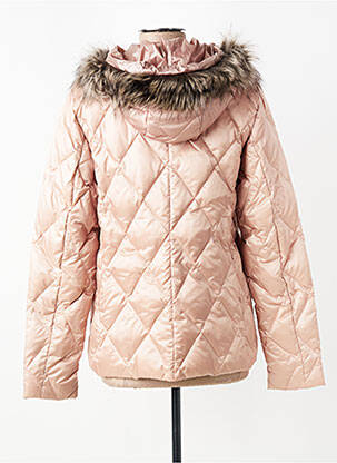 Doudoune manches longues a capuche rose VOODOO femme