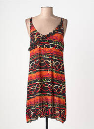 Robe de plage coupe cintrée orange REGLISSE femme