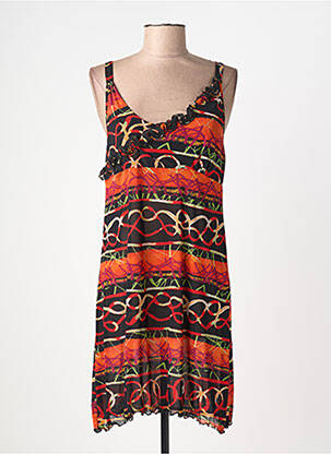 Robe de plage coupe cintrée orange REGLISSE femme