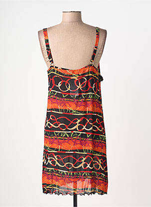 Robe de plage coupe cintrée orange REGLISSE femme