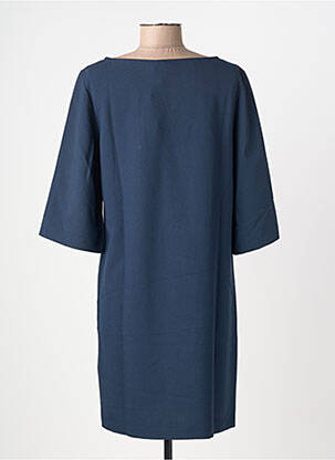 Robe courte manches 3/4 manches 3/4 bleu VOODOO femme