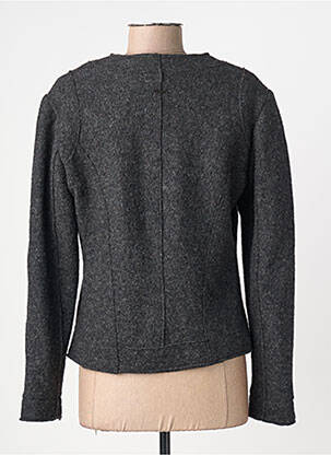 Veste casual col rond gris VOODOO femme